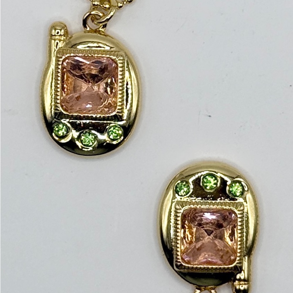 Tamagem charm necklace•custom made•14k gold vermeil•18” + 2” extender